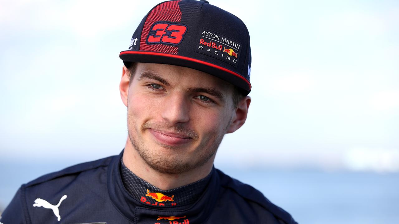 Max Verstappen has his sights on Scott McLaughlin. (Photo by Mark Thompson/Getty Images)