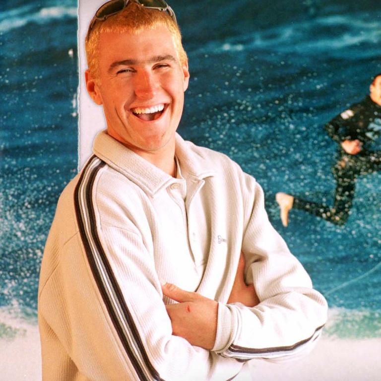 Surfer Joel Parkinson in 1999.