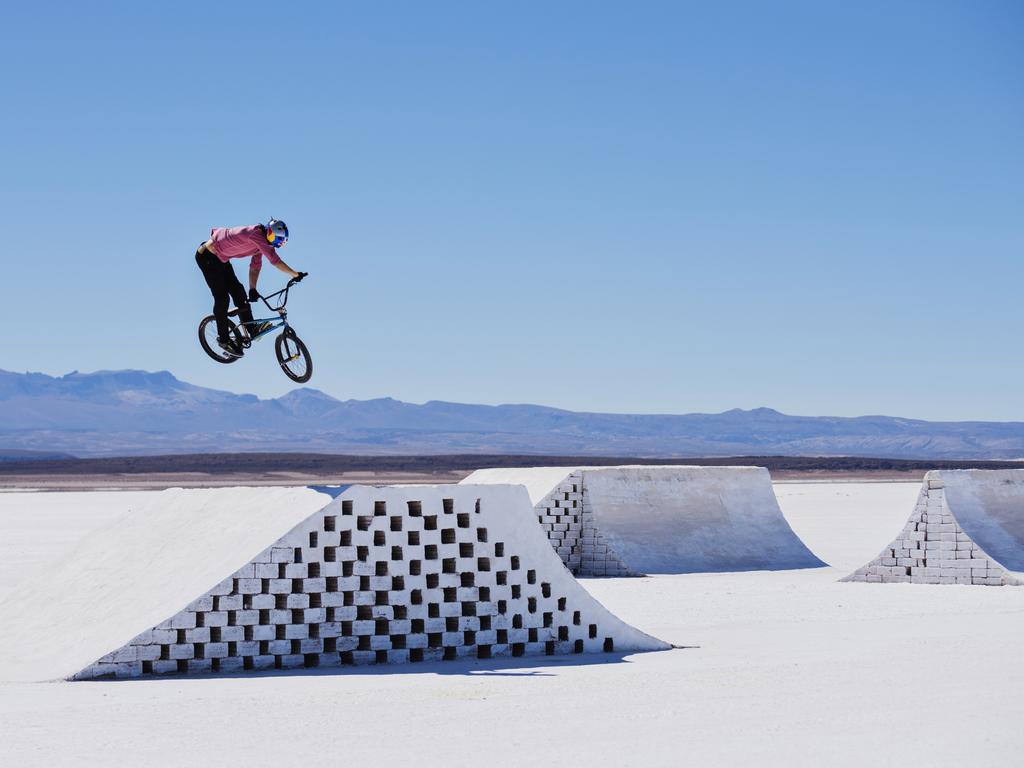 “While he’s used to ride in perfect ramps, without difficulty there is no reward, so shout out to Daniel for making it all happen.” Picture: Camilo Rozo/Red Bull