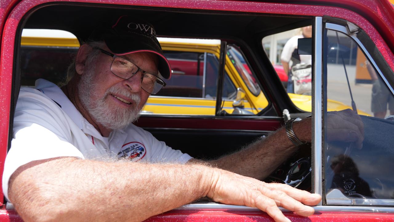 Owen Wissemann at the Mini Owners Club of Queensland's Toowoomba branch's Coffee and Car Display at Repco on November 16, 2024.