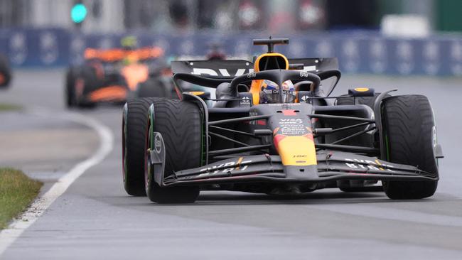 Verstappen did it again. (Photo by Geoff Robins / AFP)