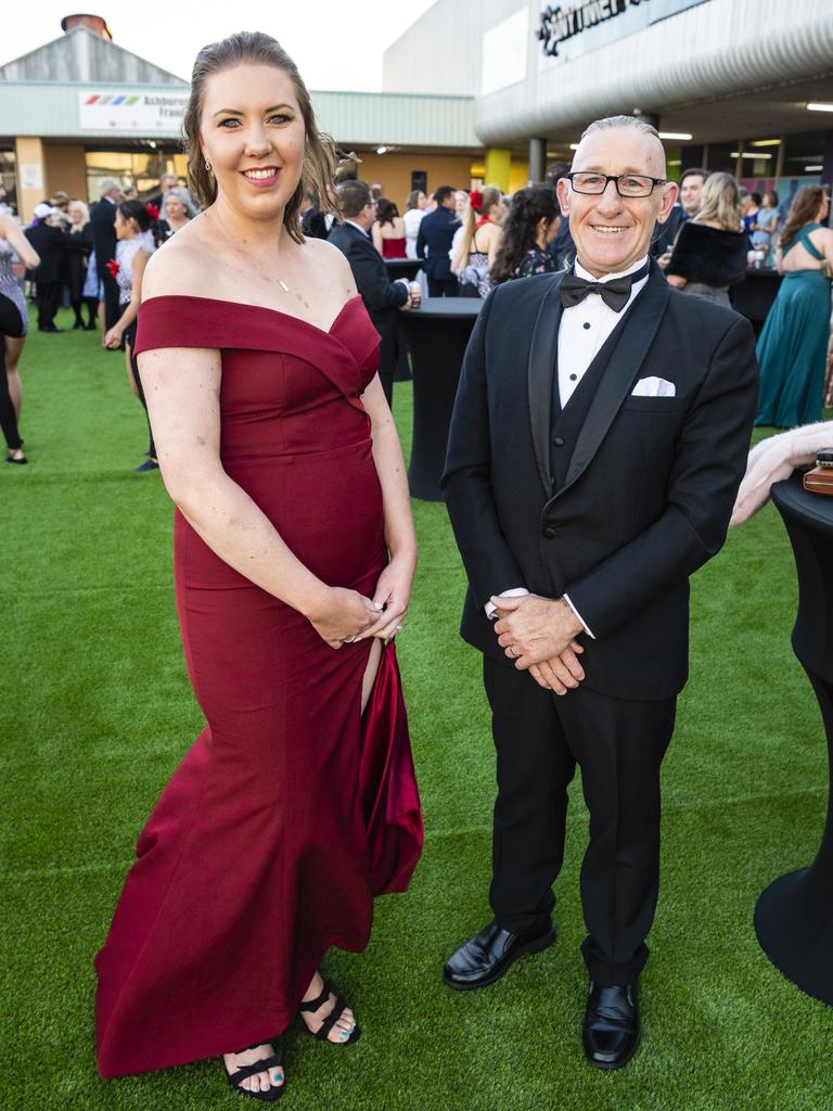 Daena Berkhout and Richard Moroney representing Lifeline Darling Downs at the Focus HR Business Excellence Awards at Rumours International, Saturday, November 5, 2022. Picture: Kevin Farmer