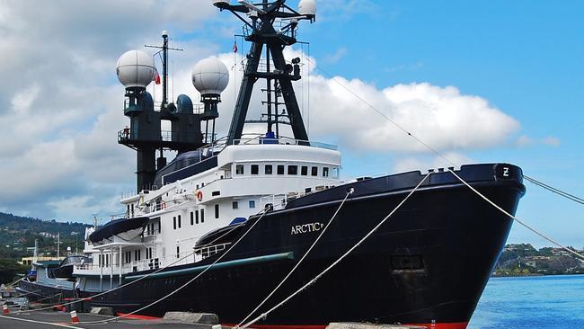 Arctic P, Kerry Packer's old icebreaker yacht, is available for hire. Picture: CharterWorld.com