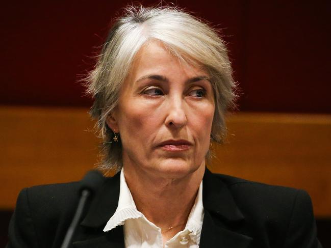 SYDNEY, AUSTRALIA : NewsWire Photos - SEPTEMBER 04 2024;  Sally Dowling SC, the NSW Director of Public Prosecutions during the NSW Budget Estimates at Parliament House in Sydney. Picture: NewsWire / Gaye Gerard