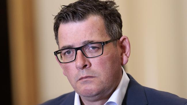 Premier Daniel Andrews said there will be a one-off flood payment. Picture: David Geraghty