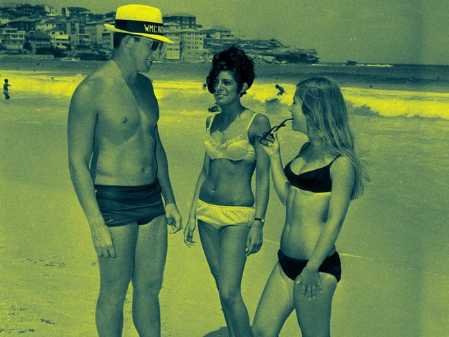 Bikinis were banned, and “bikini inspectors” were an actual thing in the 1960s. You could be fined for showing your navel.