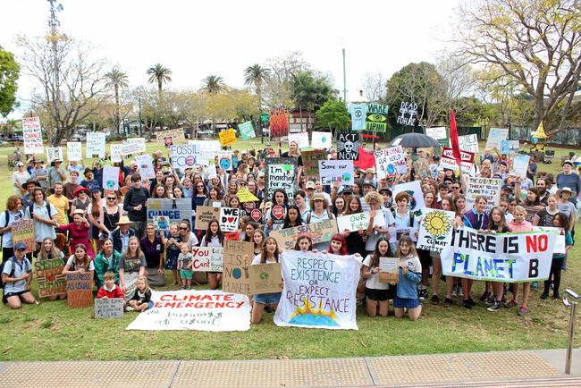 The school strikes for the climate change are democracy at work; the idiocy of the adults on each side of the debate isn't. Picture: Tim Jarrett