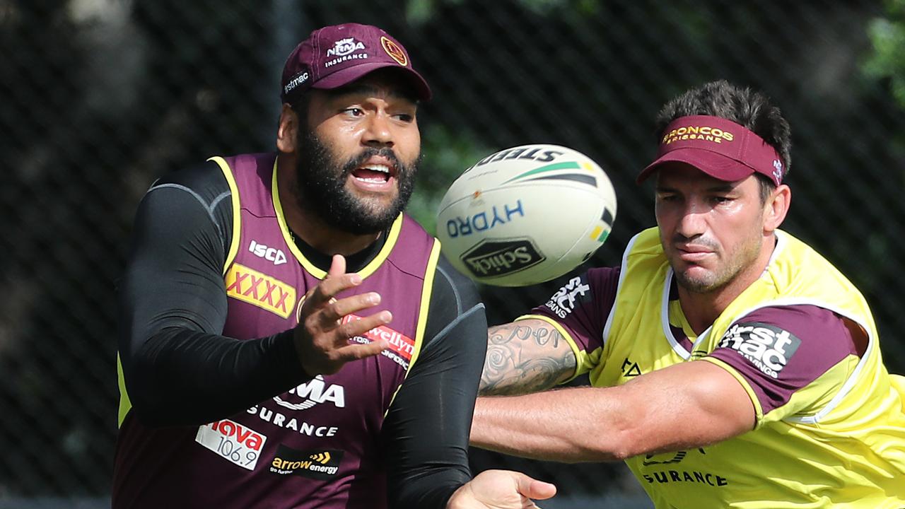 Sam Thaiday knows his place in the Broncos’ NRL squad is by no means guaranteed. Photo: Peter Wallis
