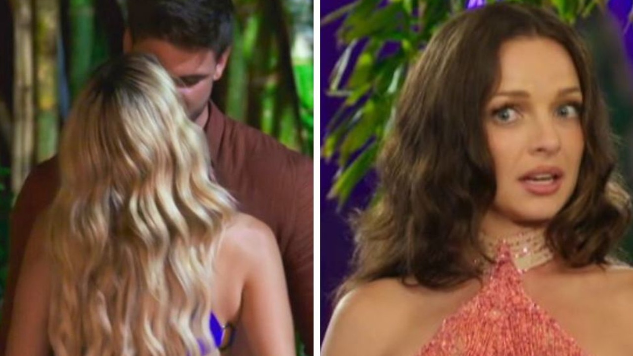 Contestant quits on-camera over secret kiss