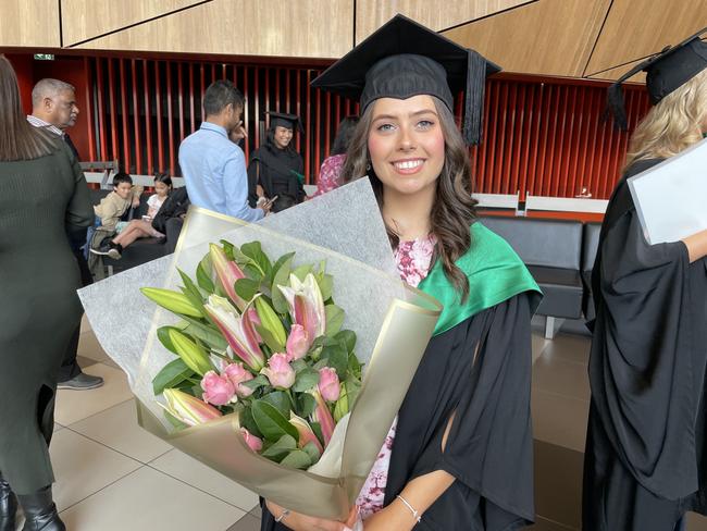 Miranda Garofalo graduated from Australian Catholic University with a Bachelor's of Early Childhood Education (birth to five). Photo: Himangi Singh.