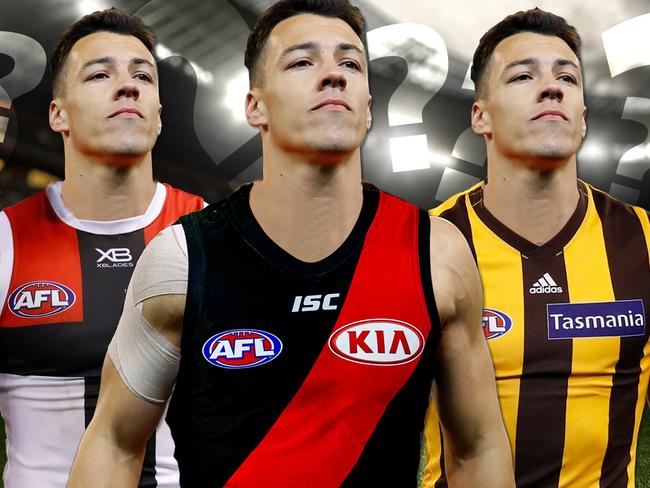 Dylan Shiel has a number of suitors. Which colours suit him? (Digital image: Sean Lee)