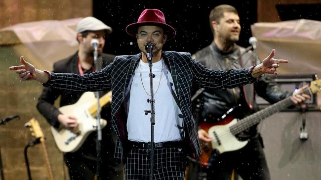 Sebastian as support act for a Michael Buble concert at Allianz Stadium in Moore Park, the final concert before it is demolished and rebuilt. Picture: Toby Zerna