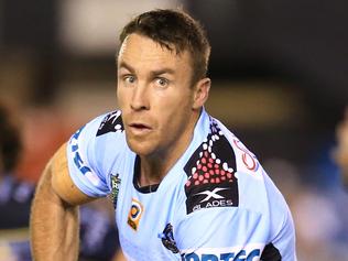 James Maloney of the Sharks during the Cronulla Sharks v North Queensland Cowboys NRL round 11  game at Southern Cross Group Stadium, Cronulla. pic Mark Evans