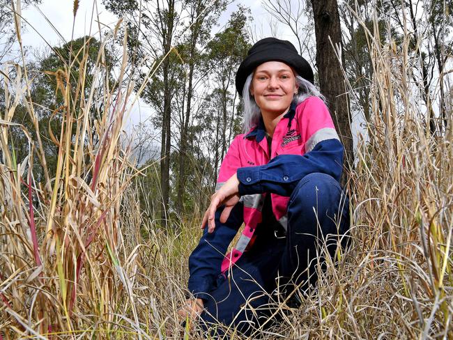 Ayla Manson helped save Tony Harrison's life after the snake bite. Picture: John Gass