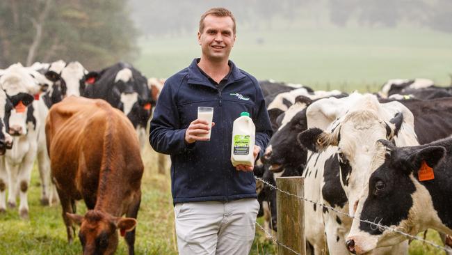 Fleurieu Milk Company general manager Nick Hutchinson in Myponga. Picture: Matt Turner