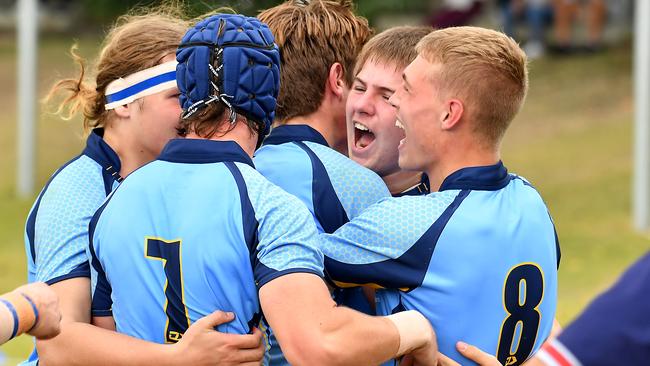 TAS First XV rugby between Canterbury College and St Columban's Saturday June 3, 2023. Picture, John Gass