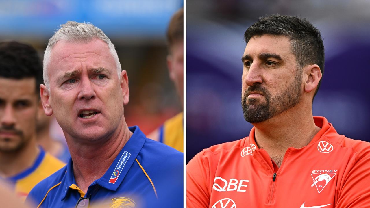 Adam Simpson is again in the gun, with current Sydney assistant Dean Cox firming as the "short-priced favourite" to claim West Coast's top job.