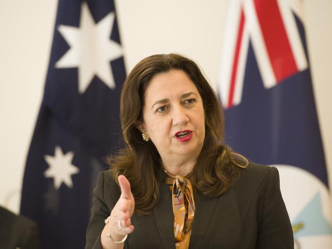 Premier Annastacia Palaszczuk says Queensland is prepared to host the NRL competition for as long as needed. Picture: Brad Fleet