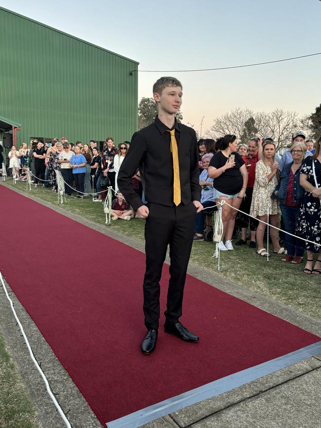 The students of Nanango State High School celebrating their formal.