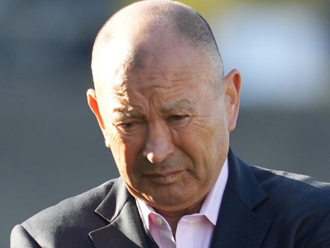 TOKYO, JAPAN - DECEMBER 10: Eddie Jones, Director of rugby of Suntory Sungoliath, is seen prior to the NTT Japan Rugby League One match between Kubota Spears Funabashi Tokyo Bay and Tokyo Suntory Sungoliath at Prince Chichibu Memorial Ground on December 10, 2023 in Tokyo, Japan. (Photo by Toru Hanai/Getty Images)