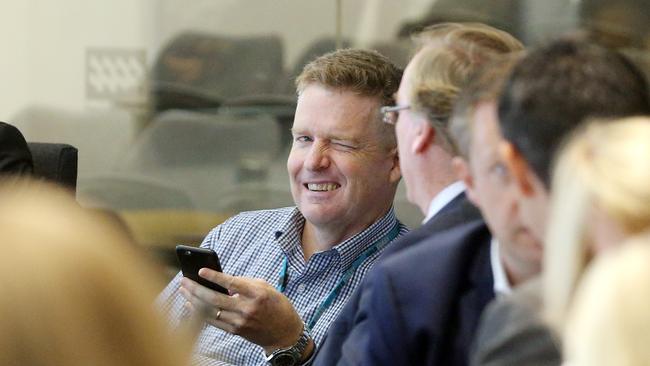 Cr William Owen-Jones at a special budget meeting. Pic by Richard Gosling