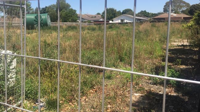 The Auburn Rd sites sit vacant after the houses were demolished. Photo: Geordie Cowan