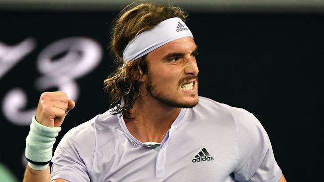 Greece's Stefanos Tsitsipas generated plenty of support at Melbourne Park.