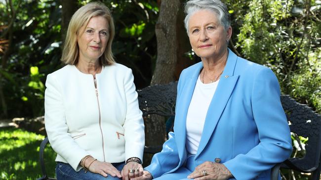 Jackie Stricker-Phelps and Kerryn Phelps speak out about anti-Semitism. Picture: John Feder/The Australian