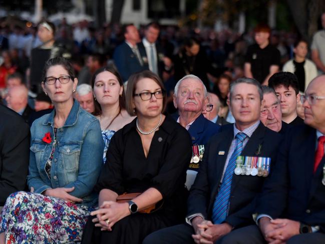 Anzac Day 2025. Dawn service Anzac Park Townsville. Picture: Evan Morgan