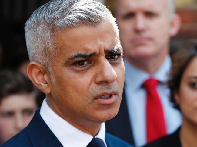 Muslim Mayor of London Sadiq Khan has repeatedly taken on Trump and is now calling for his state visit to be cancelled. Picture: AFP PHOTO / Tolga AKMEN