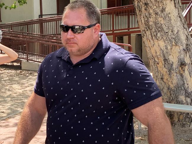 12-09-2024 - Matej Radelic, the Broome man charged over three counts of aggravated common assault linked to his cable-tying of three young Indigenous children earlier this year. Picture: Paul Garvey