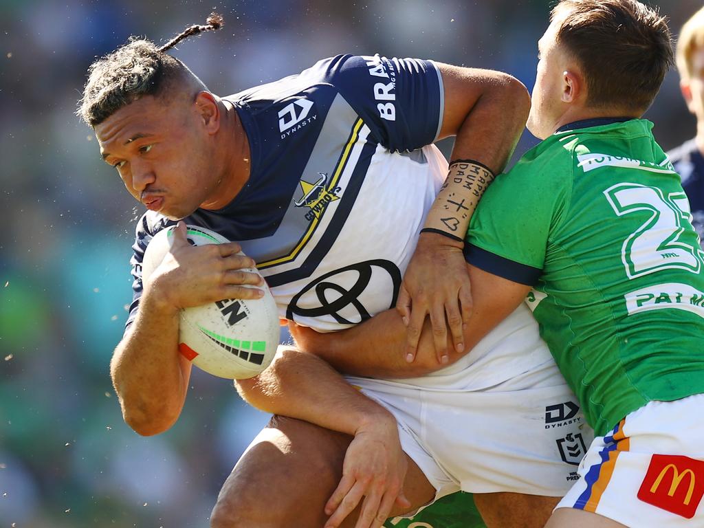 The Dolphins are eyeing Kulikefu Finefeuiaki. Picture: Mark Nolan/Getty Images