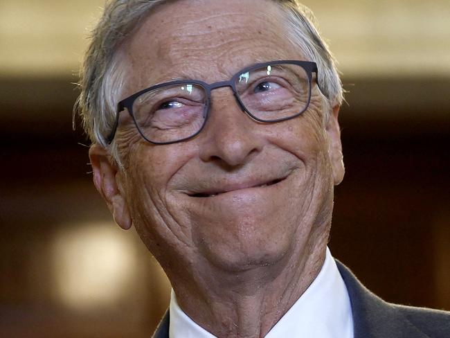 WASHINGTON, DC - SEPTEMBER 13: Microsoft founder Bill Gates leaves the closed-door "AI Insight Forum" outside the Kennedy Caucus Room in the Russell Senate Office Building on Capitol Hill on September 13, 2023 in Washington, DC. Lawmakers are seeking input from business leaders in the artificial intelligence sector, and some of their most ardent opponents, for writing legislation governing the rapidly evolving technology.   Chip Somodevilla/Getty Images/AFP (Photo by CHIP SOMODEVILLA / GETTY IMAGES NORTH AMERICA / Getty Images via AFP)