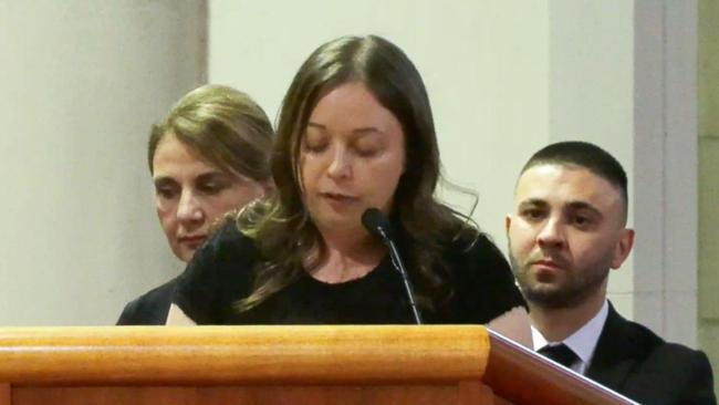 John Latorre's daughter Antoinette revealed she was the family member who found his body, telling mourners she did 