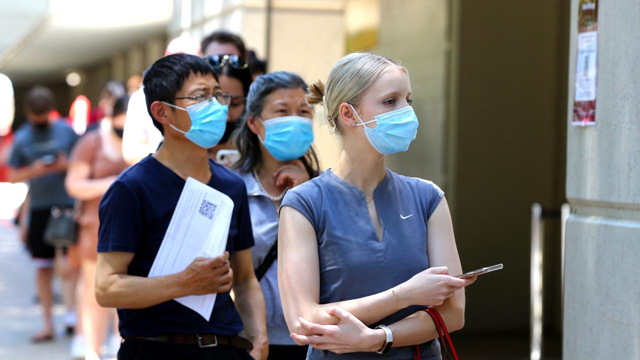 Vaccinations in Queensland are lagging behind NSW and Victoria. Picture David Clark