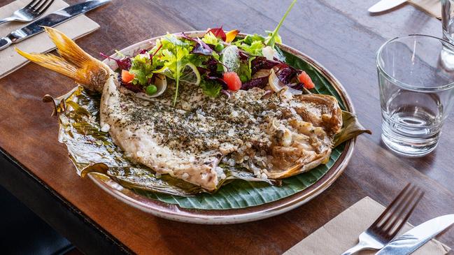 Alma Avalon’s Pescado a la Sal, New Zealand whole bream. Picture: @thepicturedesk