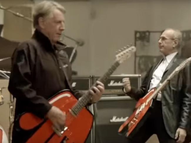 British rockers Status Quo perform Down Down for Coles back in 2014