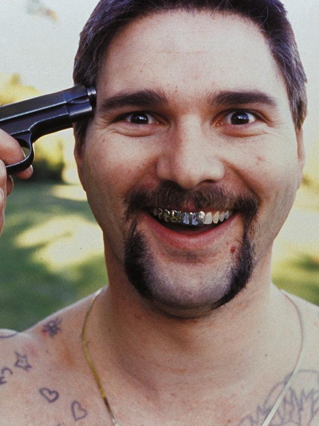 Eric Bana as “Chopper” Read in the iconic Aussie movie, Chopper.