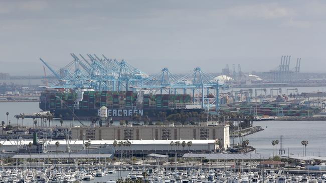 The San Pedro Port in California, where the Border Force inspect for illegal contraband. Picture: Supplied