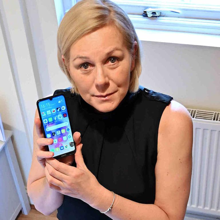 Beth McDermott ditched her iPhone 6 because of its poor battery life. Picture: Triangle News