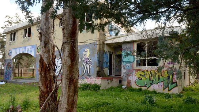 A graffiti-filled building at 317 Canterbury Rd, Ringwood, believed to have been home to squatters, has been demolished.