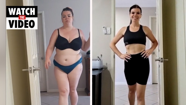 Australian mum goes viral on TikTok for 60kg weight loss