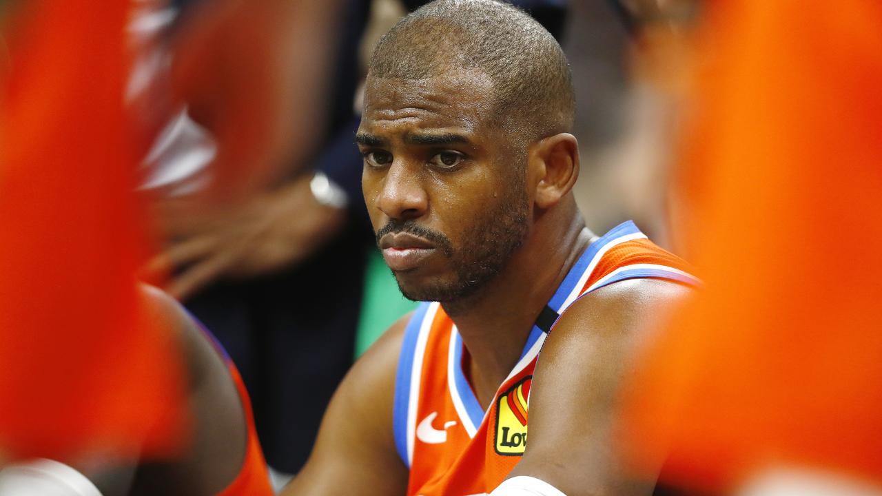Chris Paul of the Oklahoma City Thunder. (Photo by Omar Rawlings/Getty Images)