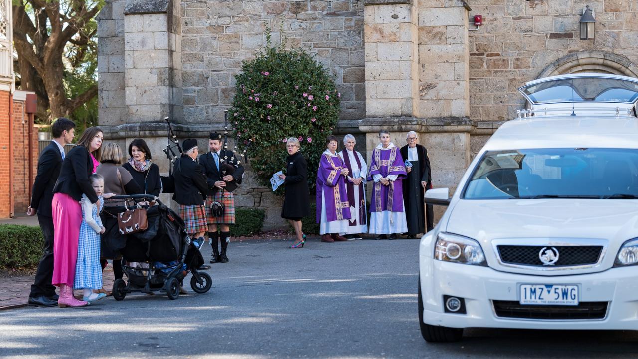 The service took place at St Matthew’s Church in Albury. Picture: Simon Dallinger/ NewsWire