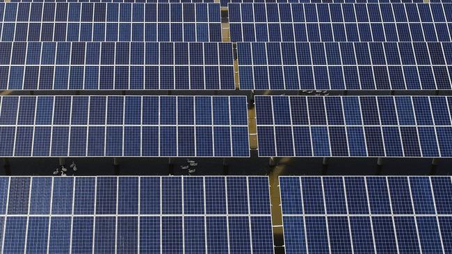 Victorians will save $890 a year on their power bills under a $1.2 billion Andrews Government plan to install solar panels on 650,000 homes. Picture: AP