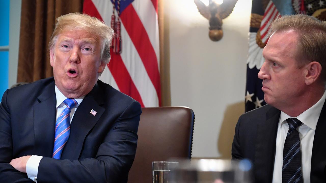 US President Donald Trump (left) has ordered a government shutdown. Picture: Nicholas Kamm / AFP