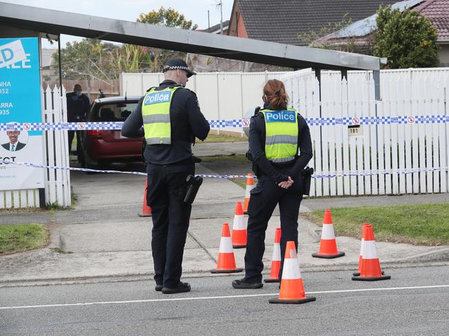 A 25-year-old woman from the home is under police guard. Picture: David Crosling