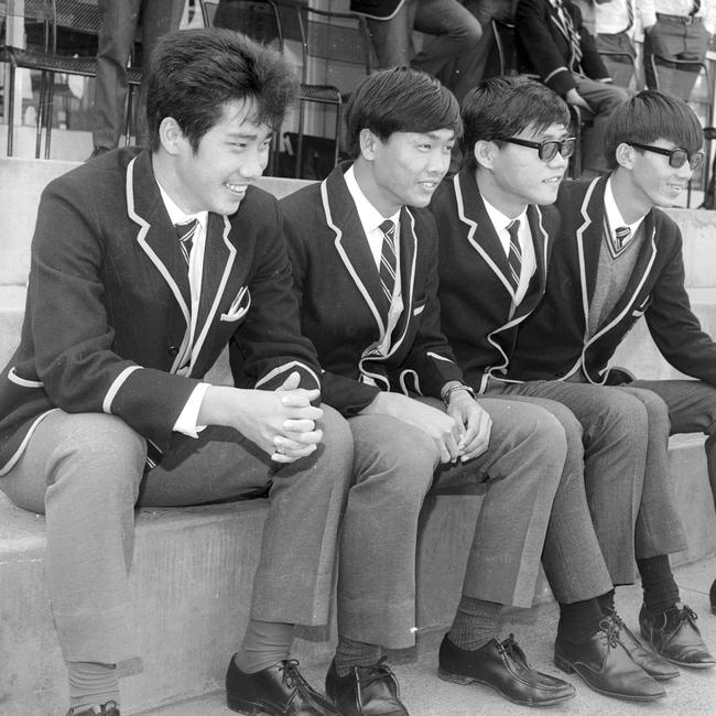 21/02/1970 Hutchins School swimming carnival Malaysian students Negative number H9737/1