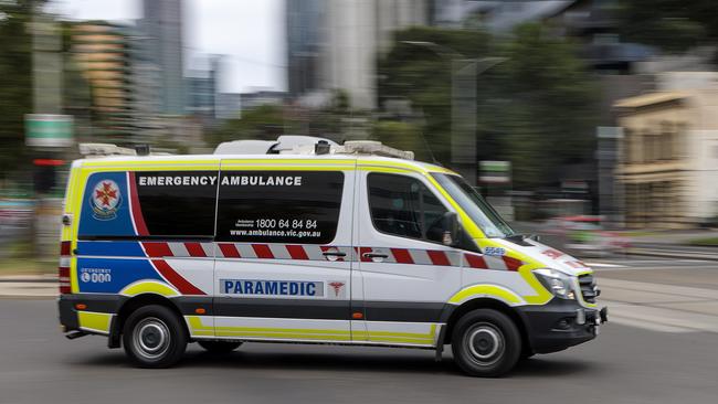 Victoria Police say a woman was taken to Geelong Hospital with minor injuries after an alleged road rage incident. Picture: David Geraghty