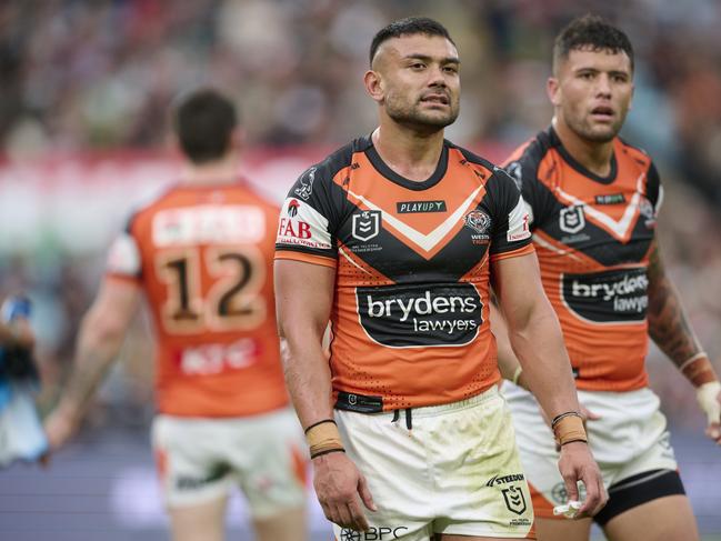 Former Wests Tigers star David Nofoaluma is making an Australian rugby league return for the Glebe Dirty Reds. Picture: Getty Images